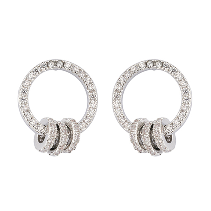 In-stock Basic Cz Earrings