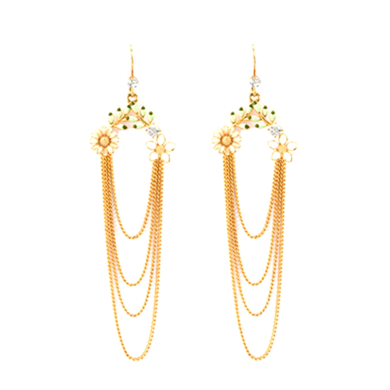 In-stock tassels Cz Earrings $2.8-$3.3