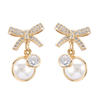Fashionable Style Pearl Drop Earrings $2.5-3.0