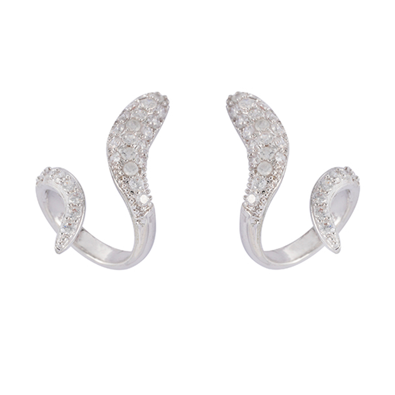In-stock Serpentine Cz Earrings