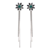 In-stock flower tassels Cz Earrings $2.5-$3.0