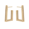 Square U Hoop Earrings wholesale $1.5-2.0