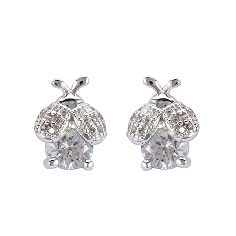 In-stock insect cubic zirconia earring
