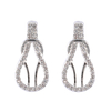 Bulb Cubic Zirconia Earrings in Stock