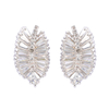 In-stock vertebra cubic zirconia earring