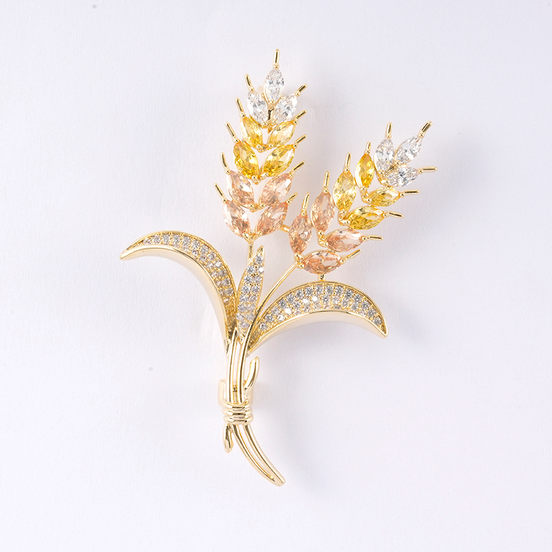 Wheat Brooch Multicolour $3.9-4.4