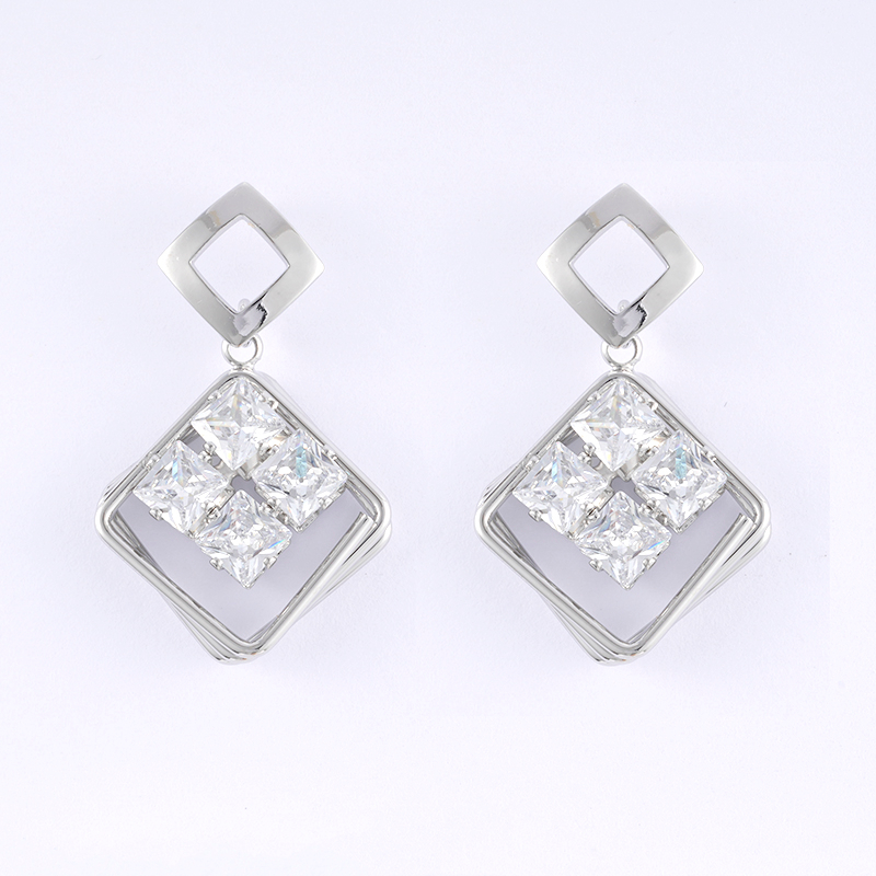 Geometry drop earring wholesaler $1.6