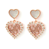  In-stock Mother Shell Cz Earrings