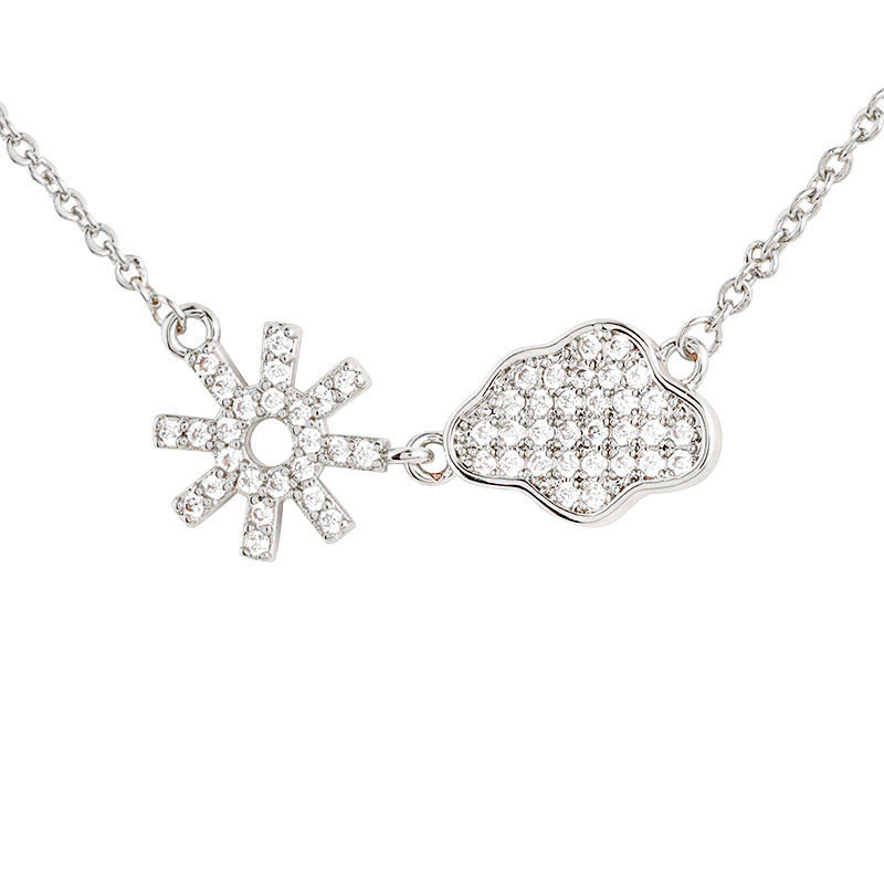 Sun Cloud Pendant Necklace