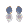 In-stock Colored Rhinestone Enamel Earrings$1.3~1.8