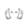 Cross Hoop Earrings Wholesale $0.5-1.0