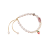 Fashion styles fresh water pearl closed bracelet with slider $2.6-$3.6