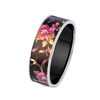 PET material print flower bangle 20mm PET013