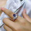 Fashion Blue Gemstone Ring RTB080