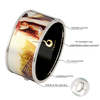 PET material print girl bangle 32mm PET038