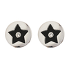 DIY Black Star Studs in stock E0057-1
