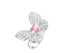 Pink Love Diamond Open-ring RTB142