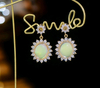 Brief Fire Balloon Stud Drop Earrings ETB088