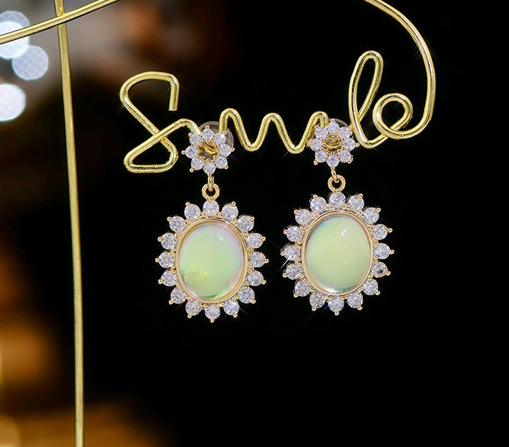 Brief Fire Balloon Stud Drop Earrings ETB088