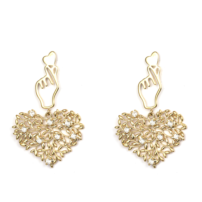 Show Your Love To The Trees Gold Plated Earrings