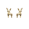 Little Deer Plain Earrings Engraved Patterns Wholesale Exw Price