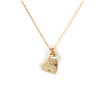 Heart Pendant Gold Plated Necklace