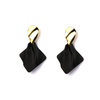 Fashion Style Black And Gold Earrings