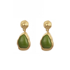 Olive Green Fashion Earrings 