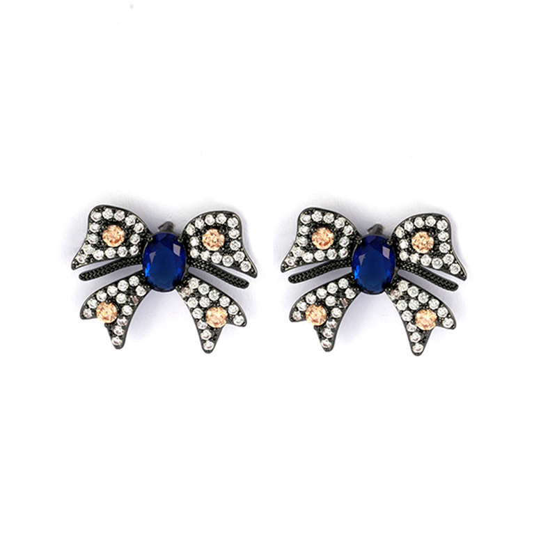  Multicolor Butterfly Stud Earrings