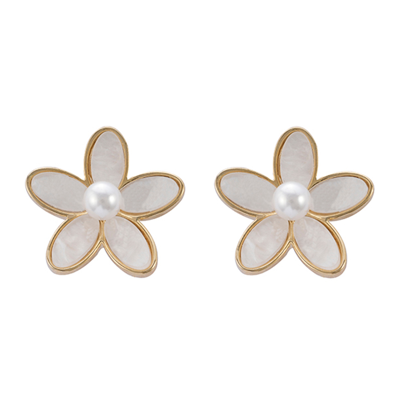 In-stock flower Cz Earrings