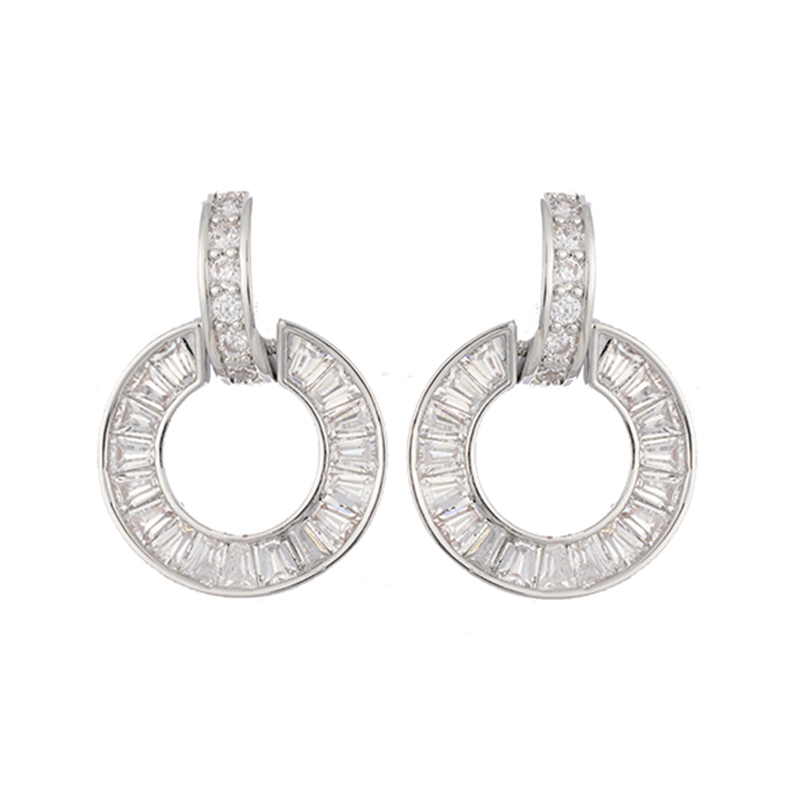 In-stock Cz Drop Earrings $2.8-$3.1