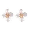 In-stock flower Cz Earrings