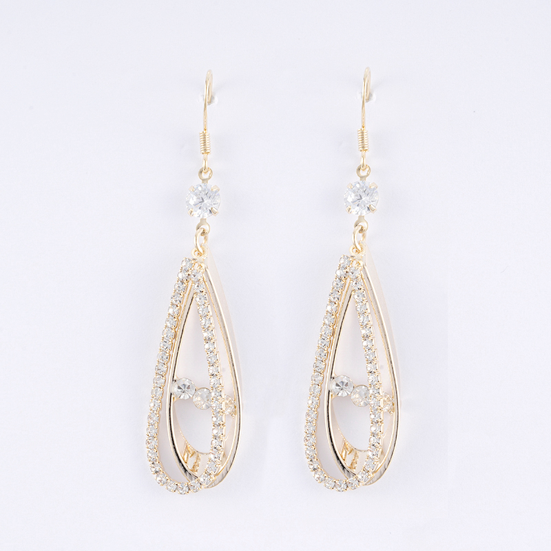 Fashion drop Earrings with stone$1.6