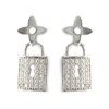 lovely lock drop Earrings   $1.8