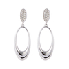 Fashion oval drop cz Earrings   