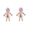  in-stock Small skirt cz earrings