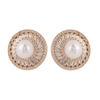 Faux Pearl Decor Stud Earrings $5.02-5.52