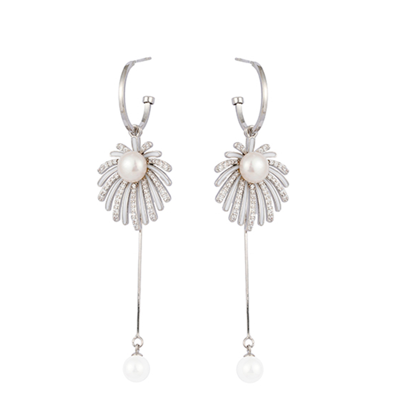 tassel earrings faux pearl decor $4.89-5.41