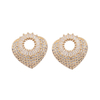 In-stock collar with cubic zirconia earrings