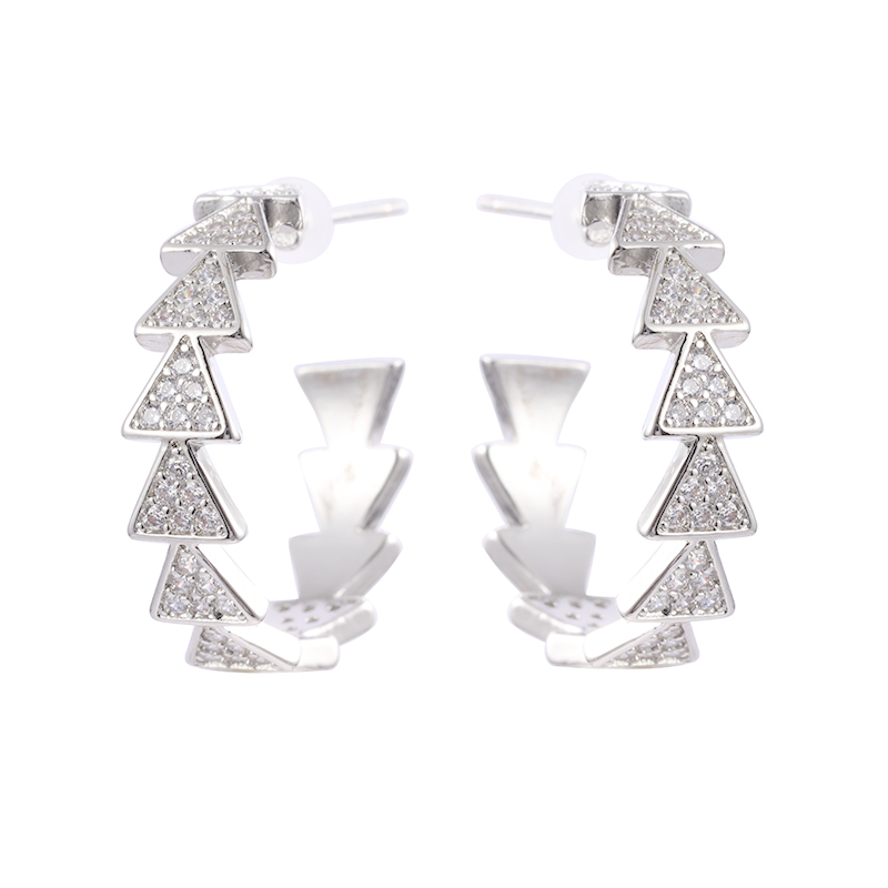 Triangles Hoop Earrings Available $1.3-1.8