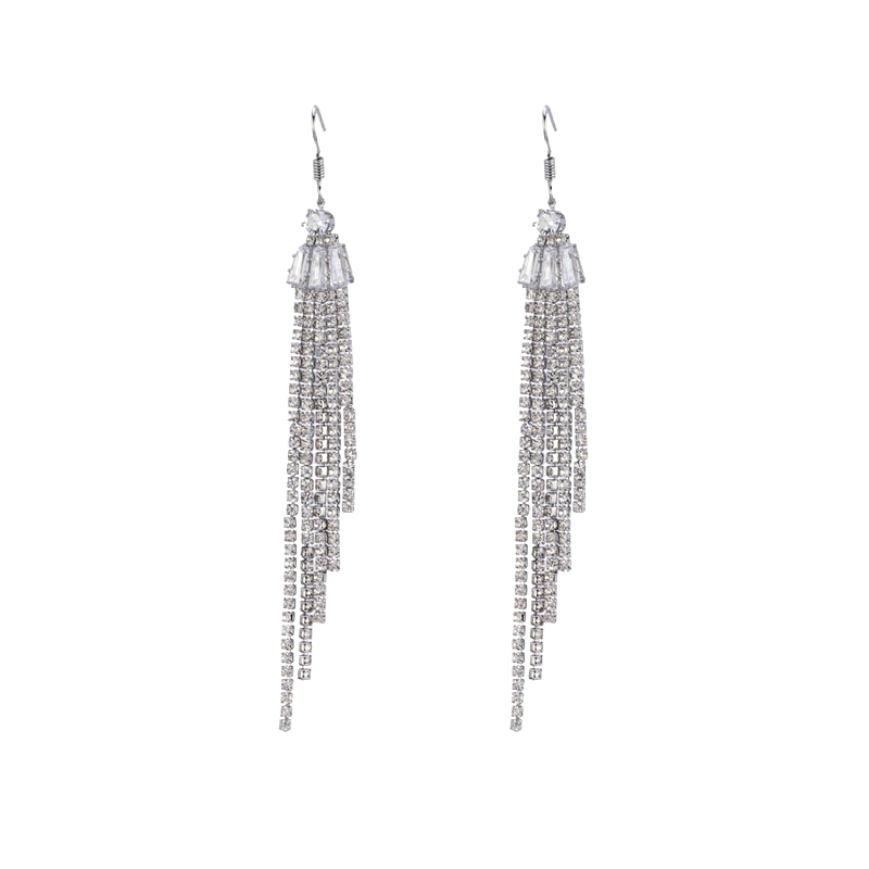  earring with cz chain for sales $1.0--$1.3