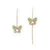Butterflies Beads Multi-color Earrings $4.4~4.9