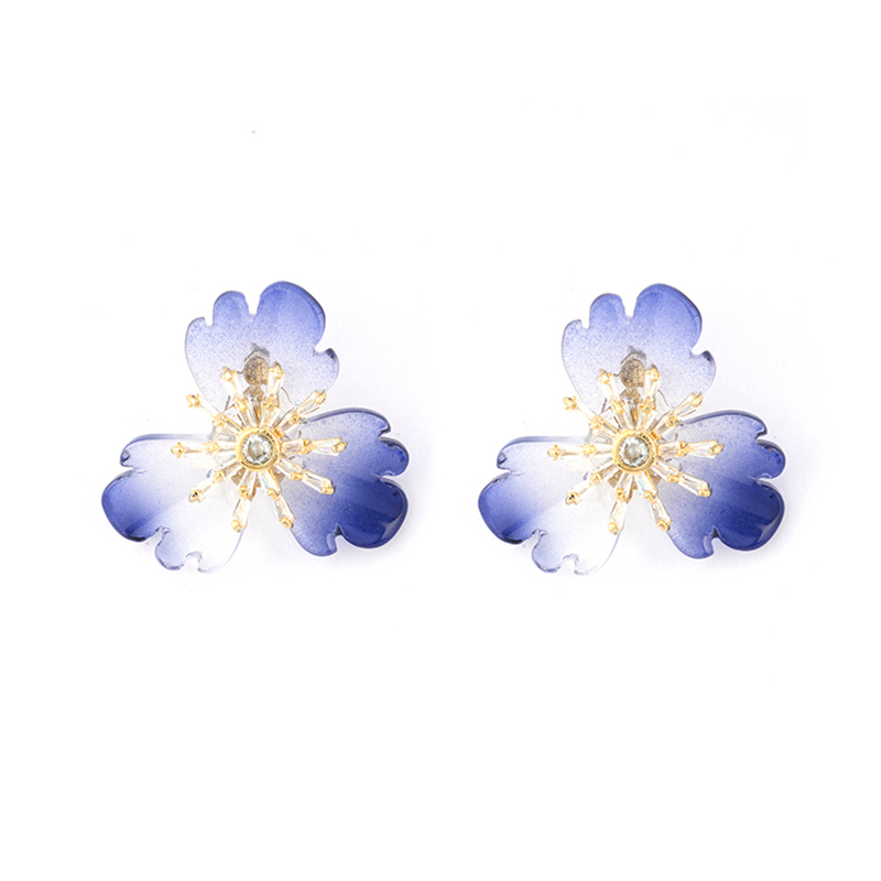 Flower Multi-color Earrings$2.8~3.3