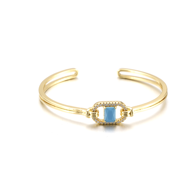 Fashion styles open Bangle with gemstone $3.8-$4.4