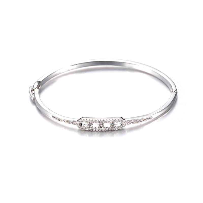 Fashion styles closed Bangle with stone $3.0-$3.7