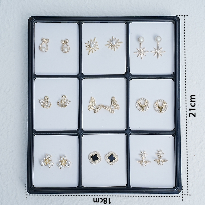 Earring in packing box wholesale BE010-3X3