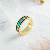 Small ring gold plated PET011