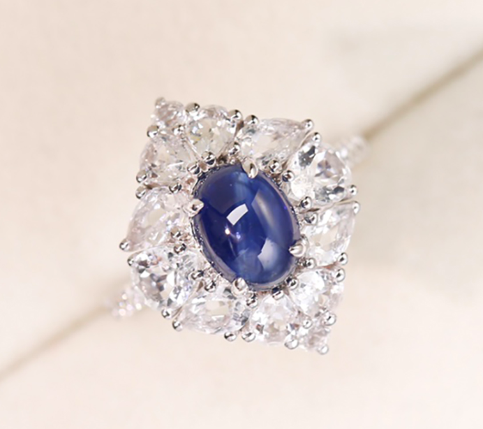 Blue Gemstone Ring RTB135