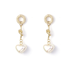 Knotted Earrings 14k Gold Plated 