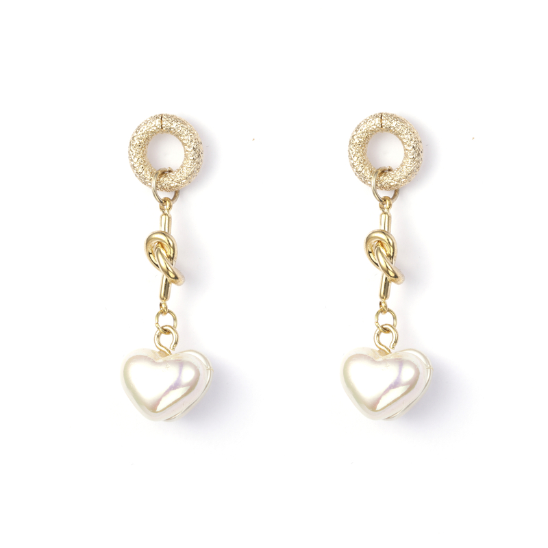 Knotted Earrings 14k Gold Plated 